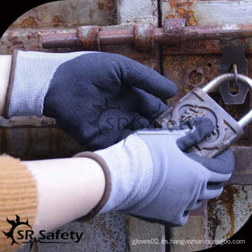 Guantes del trabajo de la seguridad del guante de SRSAFETY 15 / mano de los guantes / guantes hechos punto algodón para la venta